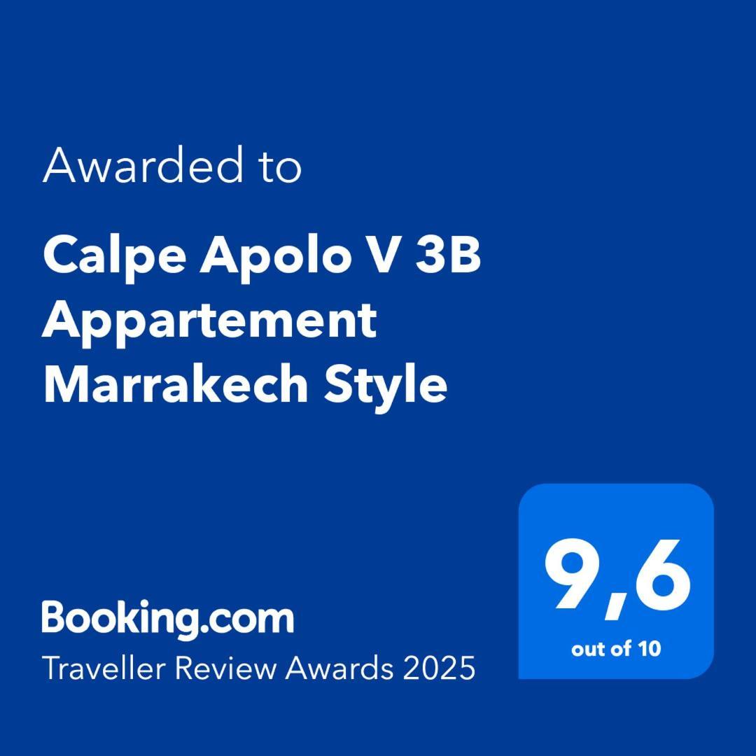 Calpe Apolo V 3B Appartement Marrakech Style エクステリア 写真